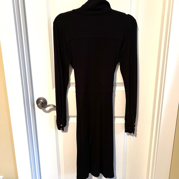 J Crew Cotton Jersey Maxi Dress long with belt & Henley top gold buttons - Picture 2 of 5